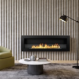 thumbnail of Eingebauter Bioethanol-Wandkamin 120x40 LIVORNO 120 Schwarz