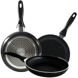 thumbnail of San Ignacio - Batería de cocina Toledo 16/18/20/24/28cm Acero Inox con Juego de Sartenes Navy Black 16/20/24cm Aluminio Prensado