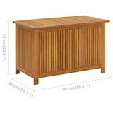 thumbnail of vidaXL Gartenbox 90x50x58 cm Massivholz Akazie