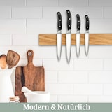 thumbnail of DELUKE® Magnetleiste Messer aus Eichenholz KYLO [STARKER MAGNET] - 40cm Breite | Messerhalter magnetisch Holz Küchenmesser Organizer