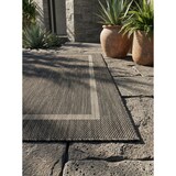 thumbnail of Teppich Outdoor Einfarbig Wetterfest Waschbar Strapazierfähig Balkon Terrasse Küche OEKO-TEX Schwarz 60x100 cm – ALSTER von Kadima Design