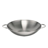 thumbnail of Rohe Germany Wok-Set Ravenna, 34 cm, mit Dämpfeinsatz, Edelstahl
