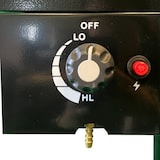 thumbnail of Gasfornuis 2 Branders 9KW 4 Voeten Gietijzeren Branders Verstelbaar in 3 Hoogtes - Buitenkeuken 74,5 x 40 x H80cm Piëzo Ontsteking