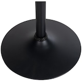 thumbnail of DELUKE® Stehtisch rund Ø 60cm BERLI Aluminium Gestell Bistrotisch Gastro Bartisch rund Hoher Tisch Hochtisch, 108x60cm HxB, Schwarz-Schwarz