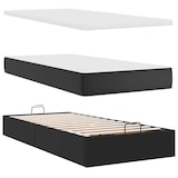 thumbnail of vidaXL Ottoman-Bett mit Matratze Schwarz 90x190 cm Kunstleder