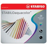 thumbnail of STABILO Boîte métal de 24 crayons de couleur aquarellables STABILOaquacolor