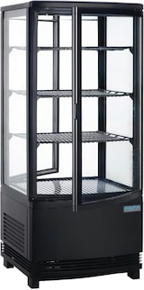 thumbnail of Polar Kühlvitrine, 86 Liter, Schwarz, automatische Abtauung