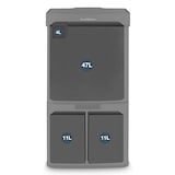 thumbnail of Les Collectors N°1015 - Poubelle de tri à capteur 69L, black edition