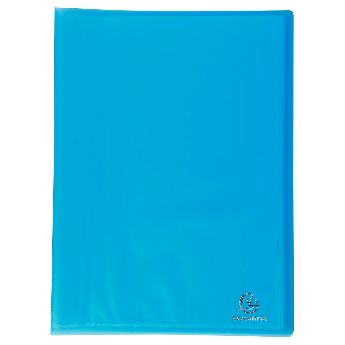 Exacompta 85468E 12x Sichtmappe aus PP 500µ mit 40 Hüllen Chromaline, für Format DIN A4 - Türkis