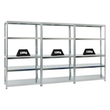 thumbnail of PROREGAL 3x Schwerlastregal Steel Eagle | HxBxT 180x100x40 cm | Fachlast 130kg | Verzinkt | Stecksystem Lagerregal Regalsystem 3 Stk.