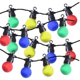 thumbnail of LED Party Lichterkette Circus Garten Balkon Zirkus Sommer koppelbar 8 Funkt.bunt