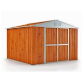 thumbnail of Deposito attrezzi box acciaio capanno lamiera zincata 327x269cm x h 215cm - 132 kg - 8,80mq LEGNO