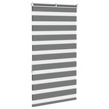 thumbnail of vidaXL Doppelrollo Dunkelgrau 85x150 cm Stoffbreite 80,9 cm Polyester
