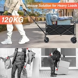 thumbnail of Carrinho de Transporte Dobrável com Rodas DASCK, 120kg, com Pegas Ajustáveis e Bolsa de Armazenamento