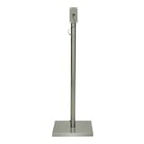 thumbnail of Securit® VisionStable - Ensemble Inox Pied & Socle Universel pour Présentoir Menu VisionClair, GlassStar, 125cm