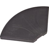 thumbnail of Freepole zwart betonplaat, 47x47x5,5 cm, vierkant met afgeronde hoeken