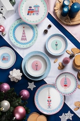thumbnail of Excelsa servizio piatti 12 pezzi Xmas Sweet Pastels porcellana multicolore