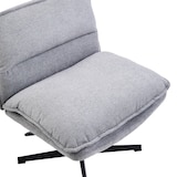 thumbnail of Cadeira giratória Schneidersitz / Cadeira lounge Criss Cross 20 Tecido cinza escuro hjh LIVING
