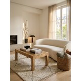 thumbnail of Couchtisch 110 x 60 x 47 cm Massiv-Holz Mango Natur, Landhaus-Stil Wohnzimmertisch Rustikal Kaffeetisch, Massivholztisch