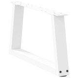 thumbnail of Helloshop26 - Set aus 2 V-förmigen Couchtischbeinen 50 x 30-31,3 cm mit vorgebohrten Löchern und verstellbaren Gleitern aus weißem 02_0056825