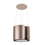 thumbnail of Klarstein Skyfall Inselabzugshaube Ø45cm Umluft 402m³/h LED Nickel-Metallic