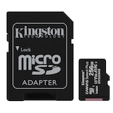 thumbnail of Tarjeta de memoria micro sd kingston 256gb msd csplus 100r a1 c10 + adp