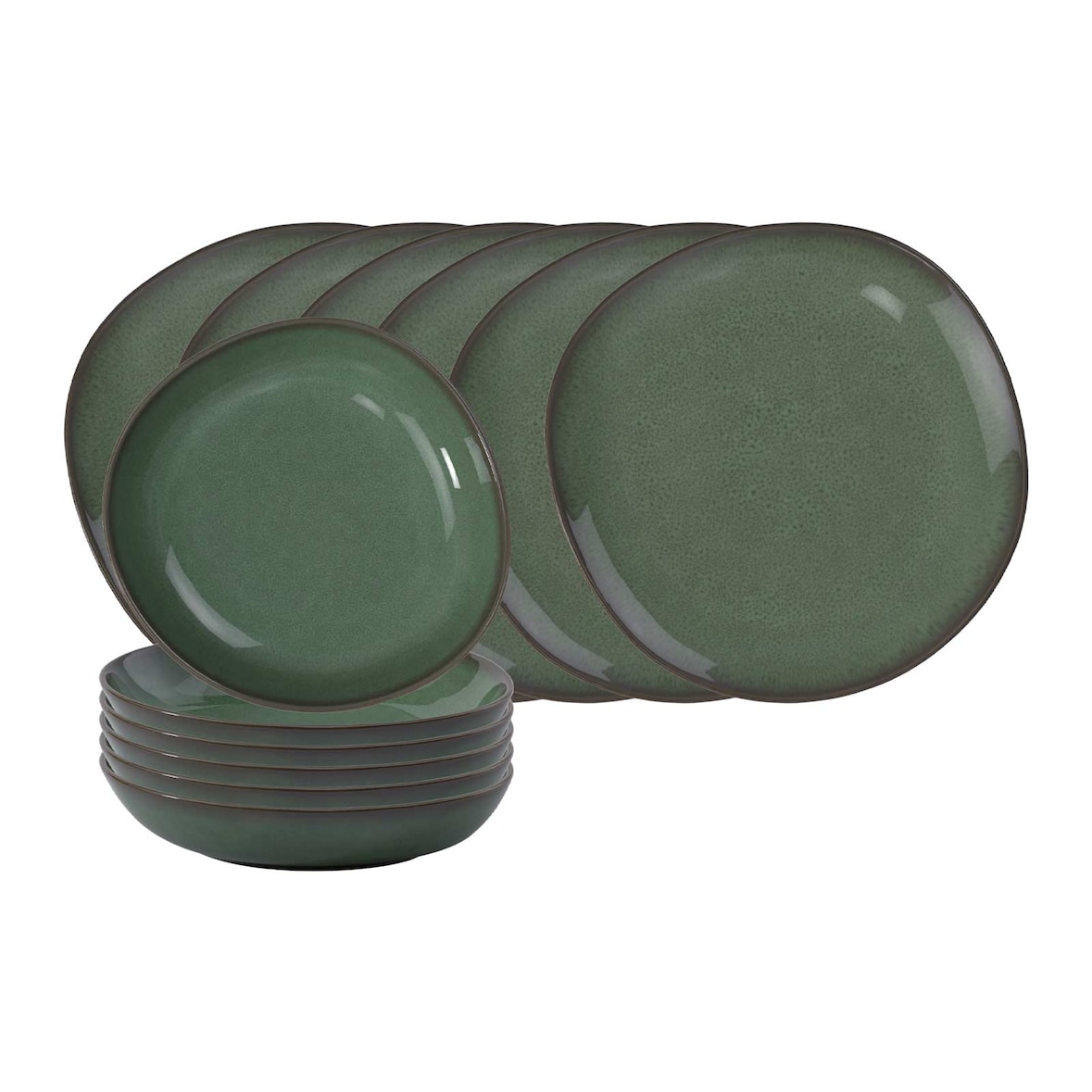 like. by Villeroy & Boch Lave vert Tafel-Set 12-teilig