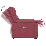 thumbnail of vidaXL Massagesessel Elektrisch Weinrot Stoff
