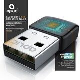 thumbnail of CSL USB Bluetooth Stick - BT V5.0 - Adapter, Dongle - für PC Laptop - unterstützt Bluetooth Kopfhörer, Lautsprecher, Mäuse, Tastaturen - 3 Mbit/s