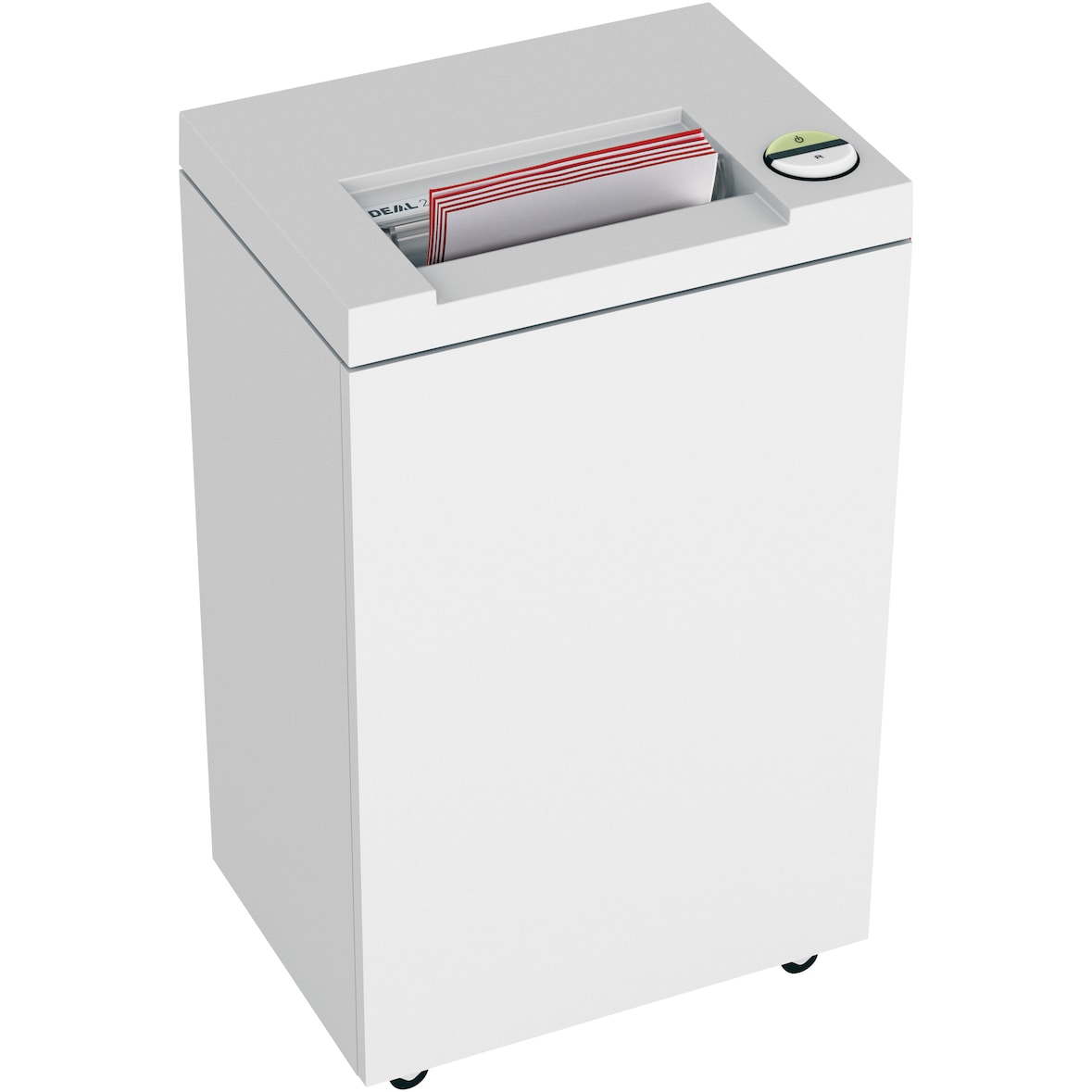 IDEAL Schreibtisch-Aktenvernichter 2445 CC, 4 x 40 mm, P-4, Partikelschnitt, 13 Blatt, 35 Liter Volumen, 390 W Motor