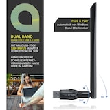 thumbnail of Aplic WLAN Adapter 1200MBit/s - 2,4Ghz + 5Ghz - Dual Band - 5 dBi externe Antenne - Mini WiFi Stick 1200 MBit/s - Wireless LAN - USB 3.2 Gen.1