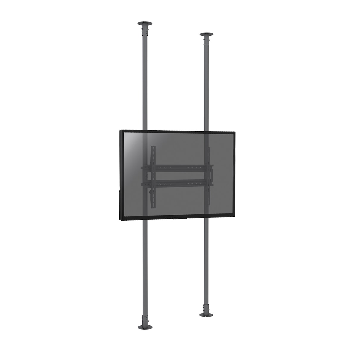 KIMEX - Soporte de suelo-techo para TV 50''-100'' - Altura 300cm max