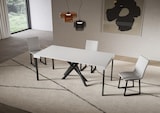 thumbnail of Ausziehbare Konsole 90x40/300 cm Saki-weiße Esche mit anthrazitfarbenen Beinen