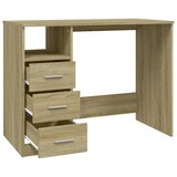 thumbnail of Scrivania con cassetti Rovere Sonoma 102x50x76 cm Modello Orion Comfort in derivati \u200b\u200bdel legno