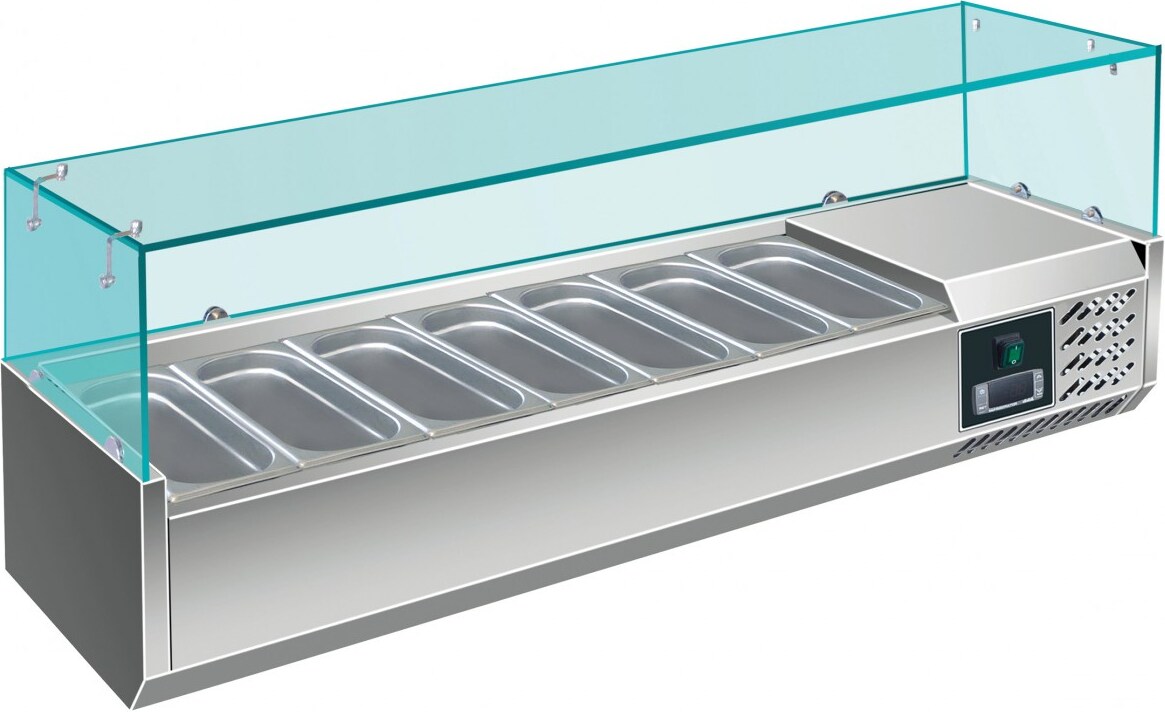 Saro Aufsatzkühlvitrine Modell EVRX 1600/380