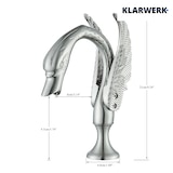 thumbnail of ADRIAN | 3-Loch Badarmatur  großer Schwan Chrom | Hotel Gastronomie luxuriöser Design Wasserhahn Badewanne 2 Griff Mischbatterie Waschtischarmatur