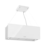 thumbnail of Klarstein Kronleuchter XL Inselabzugshaube 90cm Umluft 590m³/h LED Touch weiß Weiß