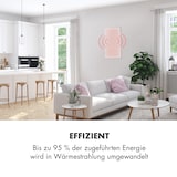 thumbnail of Wonderwall 45 Infrarot-Heizung 50x90cm 450W Wochentimer IP24 Weiß