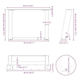 thumbnail of Helloshop26 - Set di 2 gambe per tavolino da caffè angolate a forma di U 60 x 43 cm supporto robusto e regolabile design moderno in 02_0057052