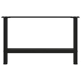 thumbnail of vidaXL Couchtischbeine Schwarz 2 Stk. 70x(42-43) cm Stahl