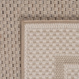 thumbnail of Teppich Balkon Bordüre Pflegeleicht Waschbar Strapazierfähig Terrasse Küche Beige 160x230 cm OEKO-TEX Gekettelt – VENTOUX von Kadima Design