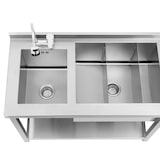 thumbnail of Royal Catering Mesa de coctelería - con cubitera y portabotellas -