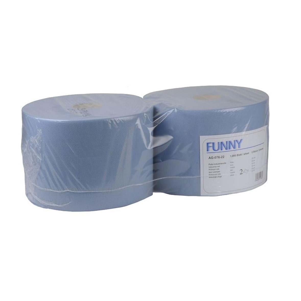 2x Putzpapierrolle 22cm breit 100% Zellstoff 2 lagig 1000 Blatt