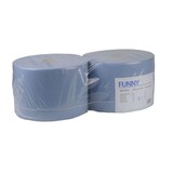 thumbnail of 2x Putzpapierrolle 22cm breit 100% Zellstoff 2 lagig 1000 Blatt