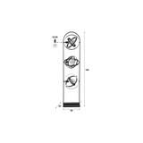 thumbnail of KAWOLA Stehleuchte DILLY Stehlampe  3-flammig Metall schwarz