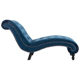 thumbnail of vidaXL Chaiselongue Blau Samt