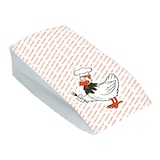 thumbnail of 100x Hähnchenbeutel Warmhaltebeutel für ganzes Huhn 13+8x28 cm 2-lagig