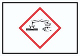 thumbnail of Schild Ätzende Wirkung Symbol Ätzwirkung A4 (210x297mm)