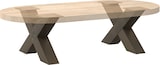 thumbnail of vidaXL Couchtischbeine X-Form 2 Stk. Naturstahl 50x(30-31) cm Stahl