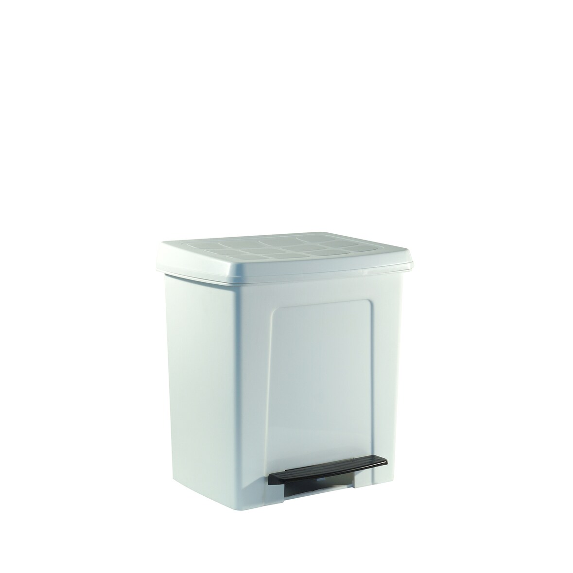 Cubo con pedal Pedalbin Classic 8 litros. Color blanco.